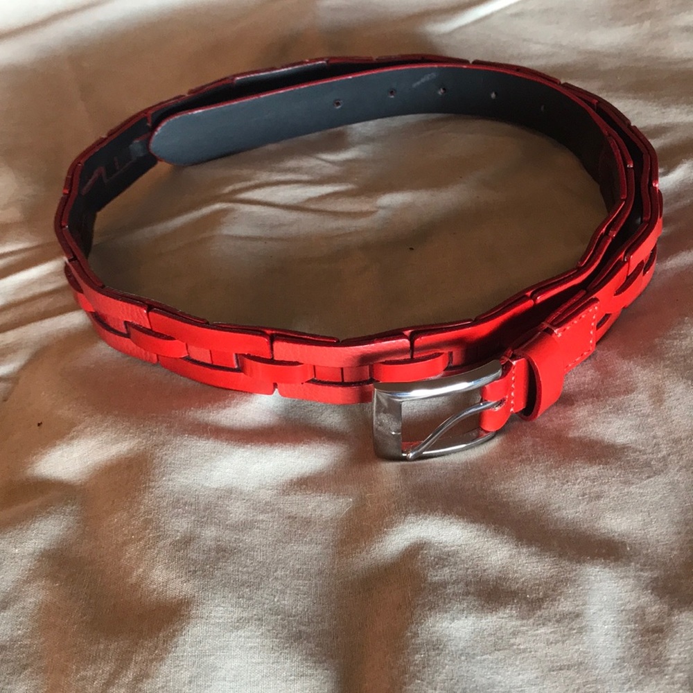 Red Woven Belt